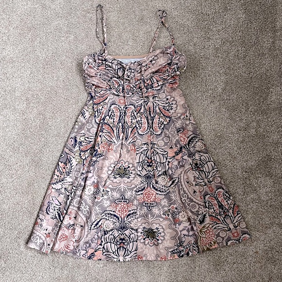 Urban Outfitters Dasha Ruched Bodice Mini Dress Size S - Picture 2 of 3